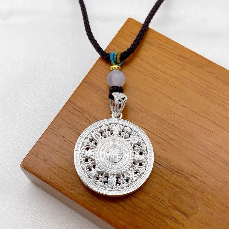 YUOFFICIAL 990 Silver Necklaces Unisex-1