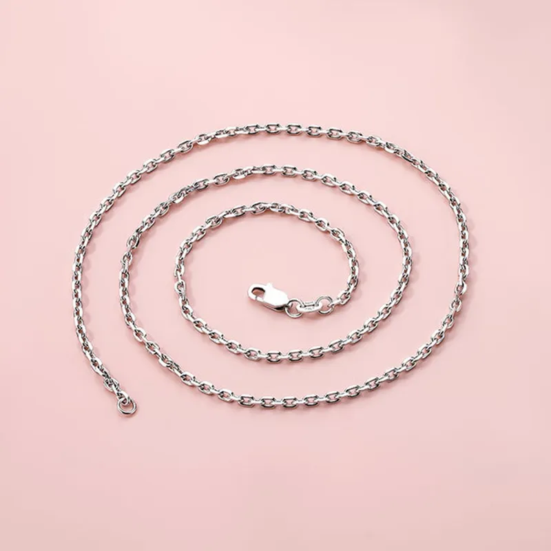 YUOFFICIAL S925 Silver Adjustable Casual Everyday Luxe Versatile Fashioning Style Advanced Feel Necklaces Unisex-1