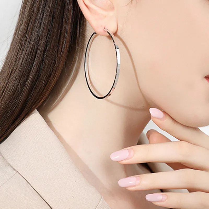 YUOFFICIAL 990 Fine Silver Earrings Women's-3