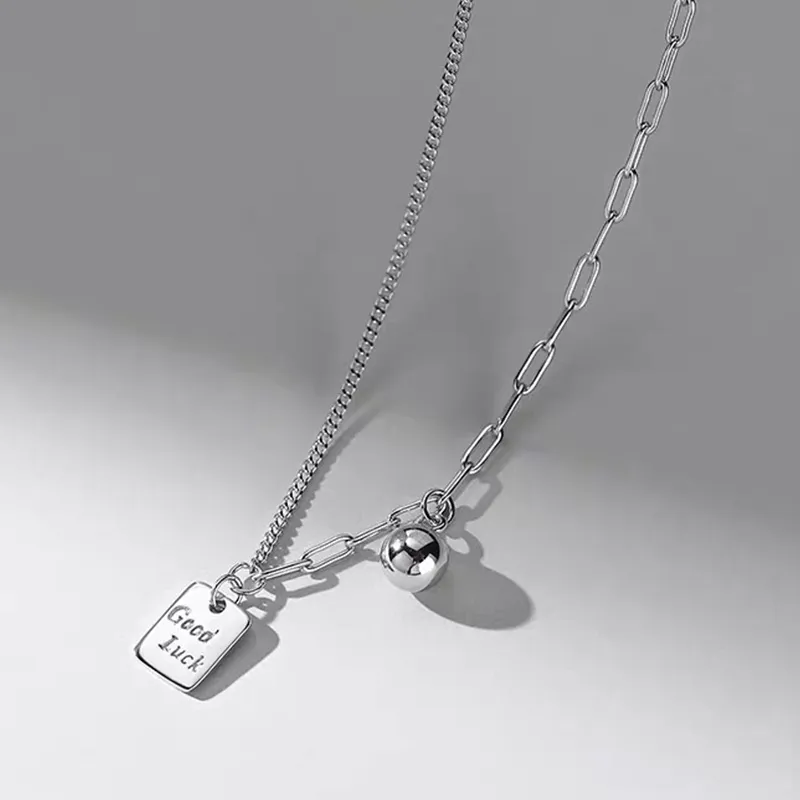 YUOFFICIAL S925 Silver Adjustable Elegance Minimalist Style Individual Everyday Versatile Luxe Design Necklaces Women's-2