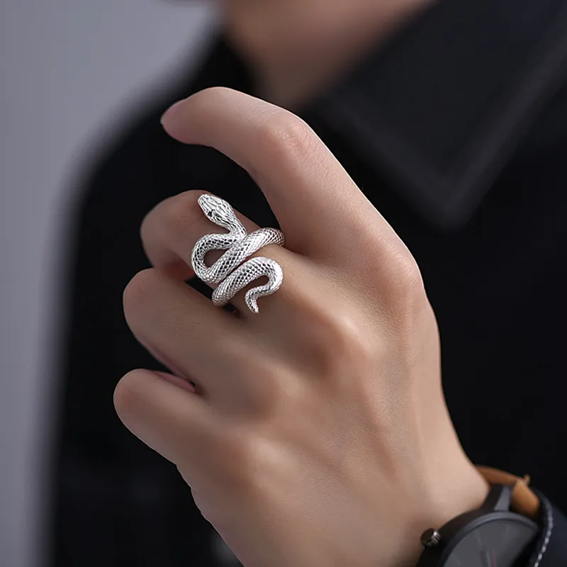 YUOFFICIAL S990 Silver Casual Trendy Individual Everyday Versatile Fashion I Advanced Touch Rings Unisex-4