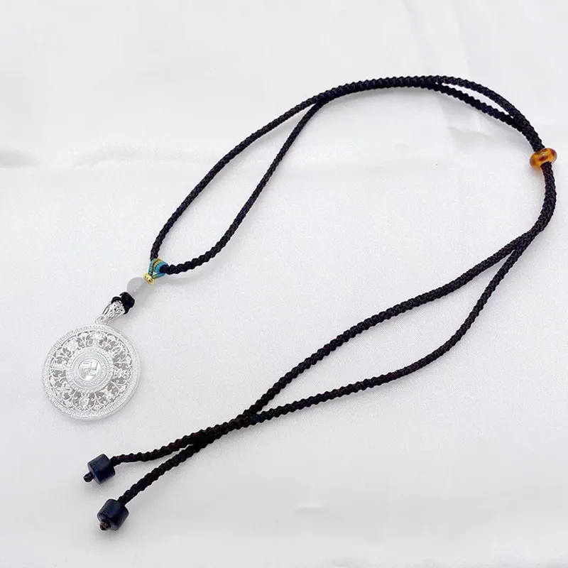 YUOFFICIAL 990 Silver Necklaces Unisex-3