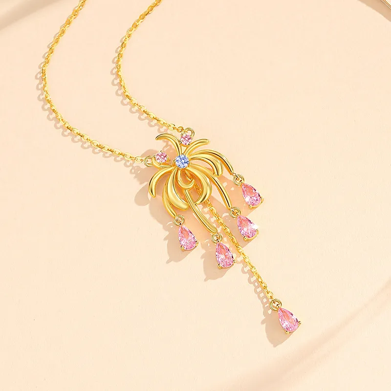 YUOFFICIAL 990 Silver Necklaces Women's-2