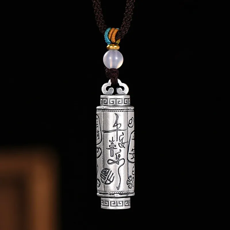 YUOFFICIAL 990 Fine Silver Necklaces Unisex-1