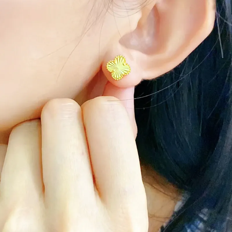 YUOFFICIAL 990 Fine Silver Advanced Elegance Individual Design Everyday Commute Niche Luxury Stud Earrings Women's-4