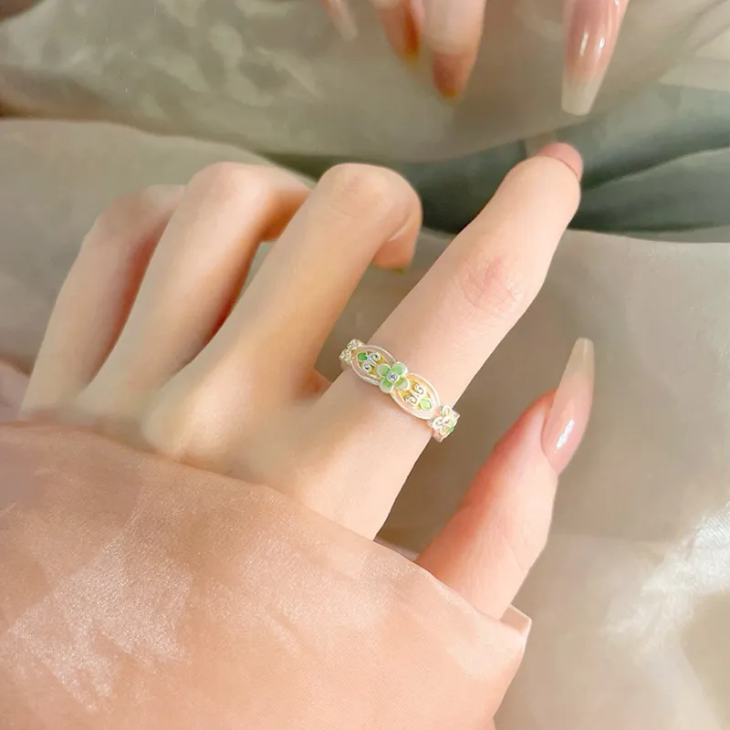 YUOFFICIAL 999 Fine Silver Rings Unisex-3