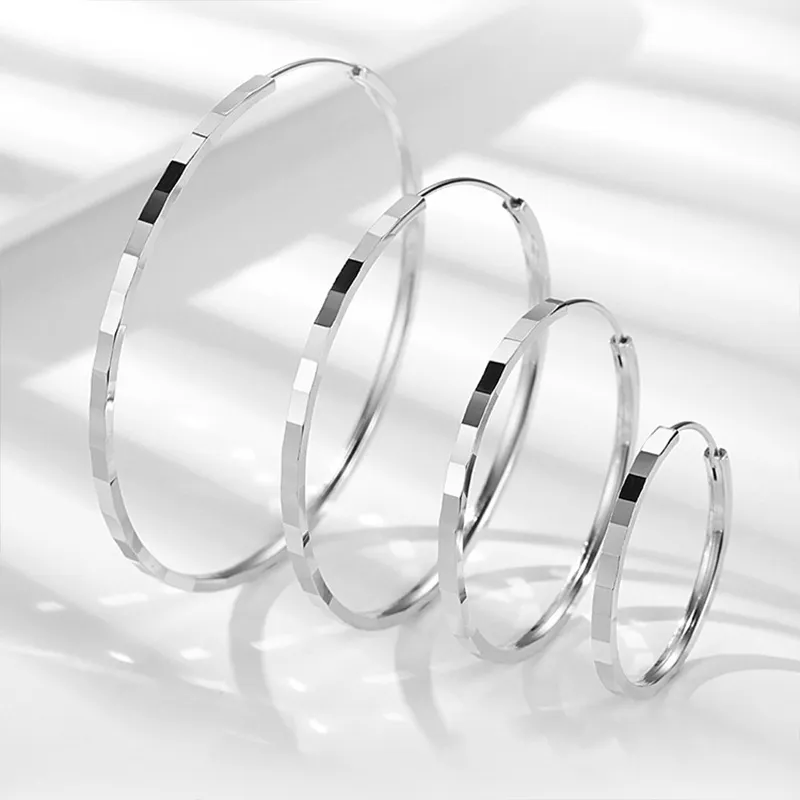 YUOFFICIAL 990 Fine Silver Earrings Women's-4
