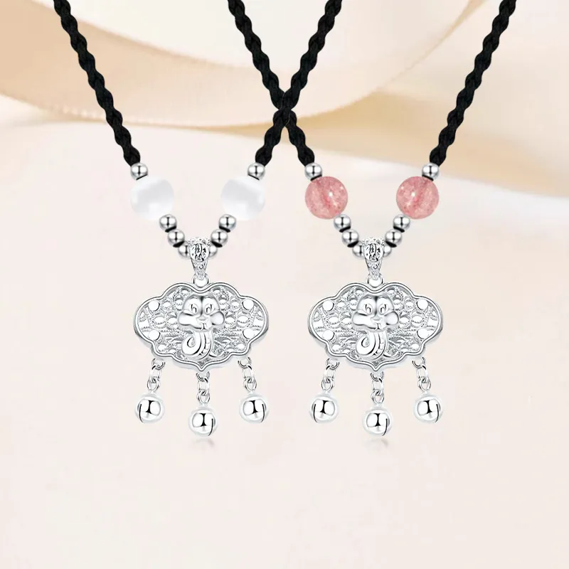 YUOFFICIAL 999 Fine Silver Necklaces Unisex-2