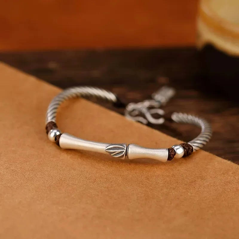 YUOFFICIAL 999 Fine Silver Bracelets Women's-3