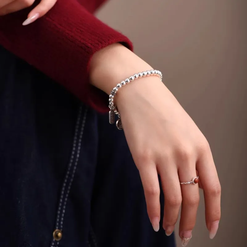 YUOFFICIAL S999 Fine Silver Bracelets Unisex-4