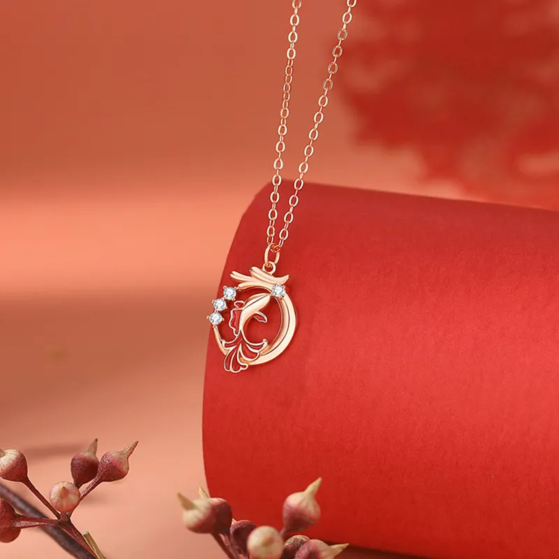 YUOFFICIAL S925 Silver Adjustable Elegance Minimalist Style Fashion Individual Advanced Design Necklaces Women's-2