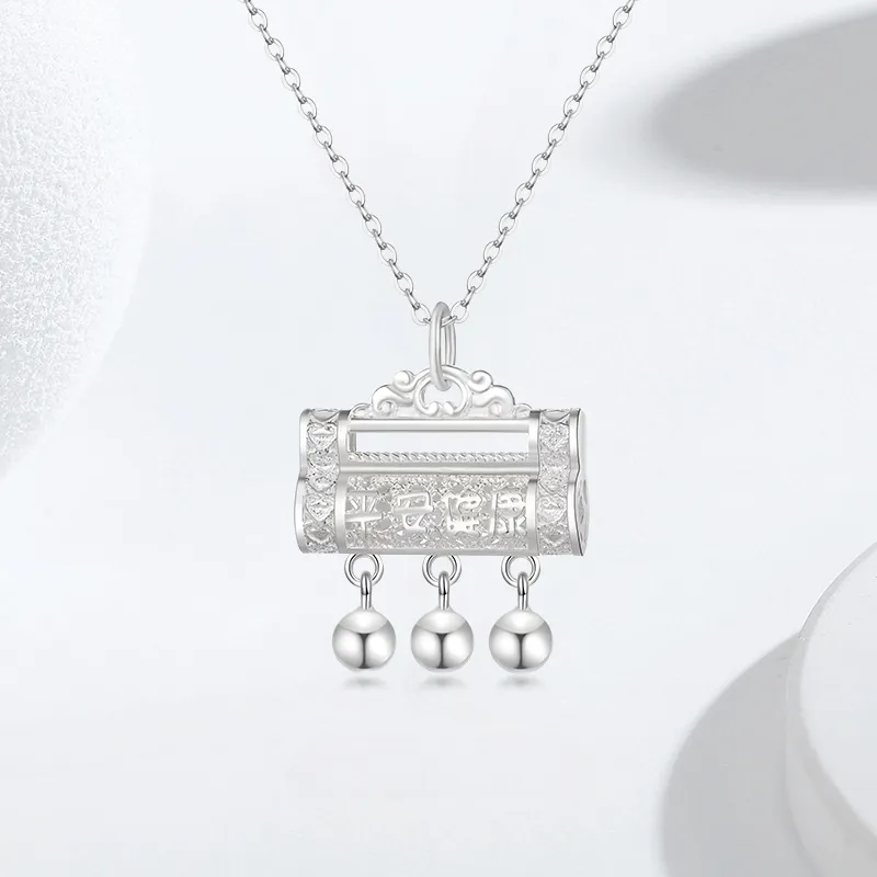 YUOFFICIAL S999 Fine Silver Necklaces Unisex-1