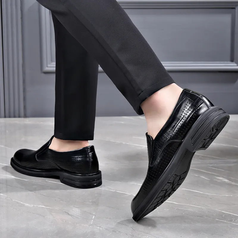 SHUPATE Dress Shoes Men Low Top Black, Brown-7