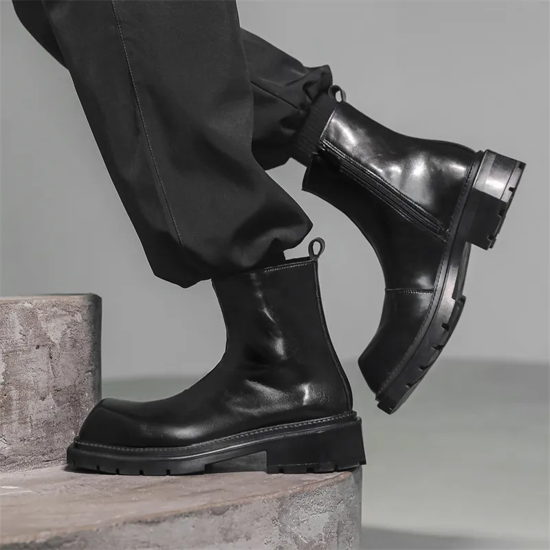 SHUPATE Ankle Boots Men's Black-4
