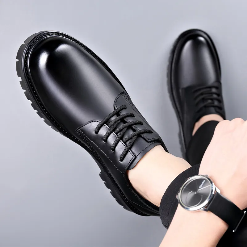 SHUPATE Dress Shoes Men's Black-5