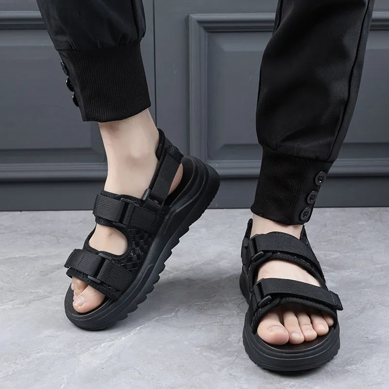 SHUPATE Beach Sandals Men's Black-8