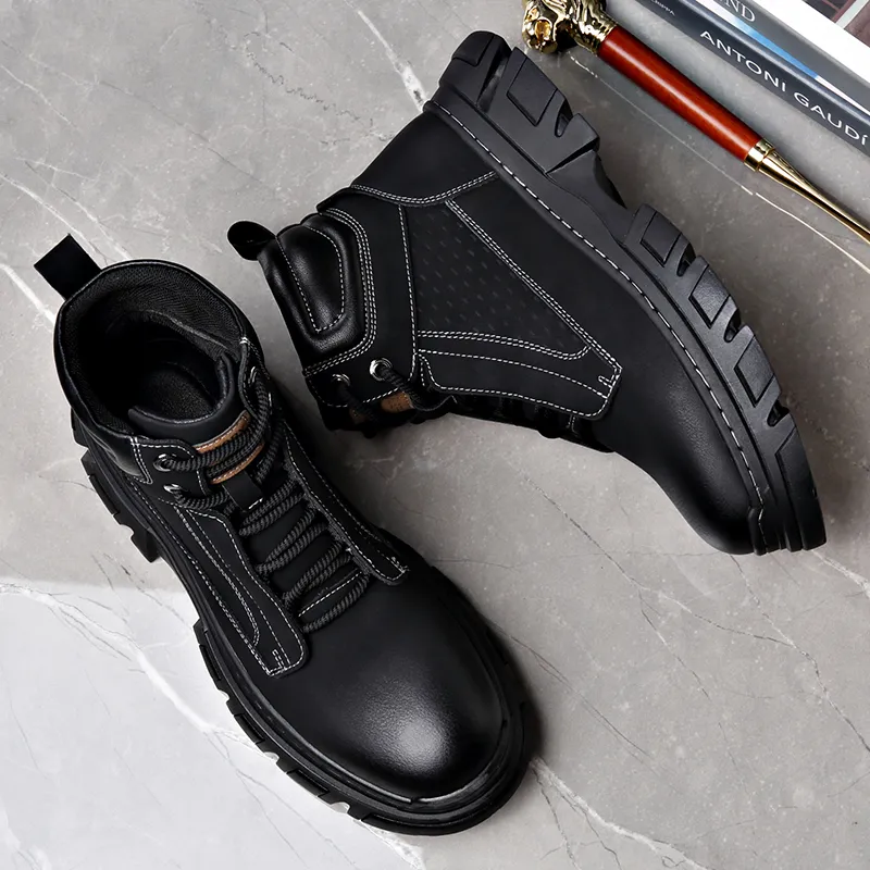 SHUPATE Ankle Boots Men's Black-11