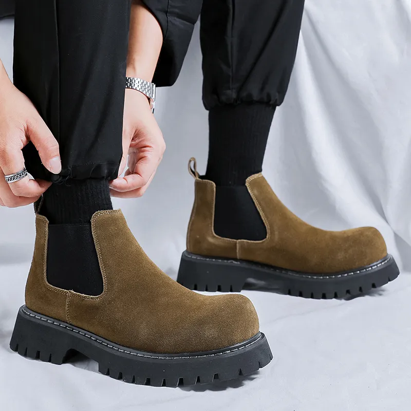SHUPATE Short Chelsea Boots Men's-19