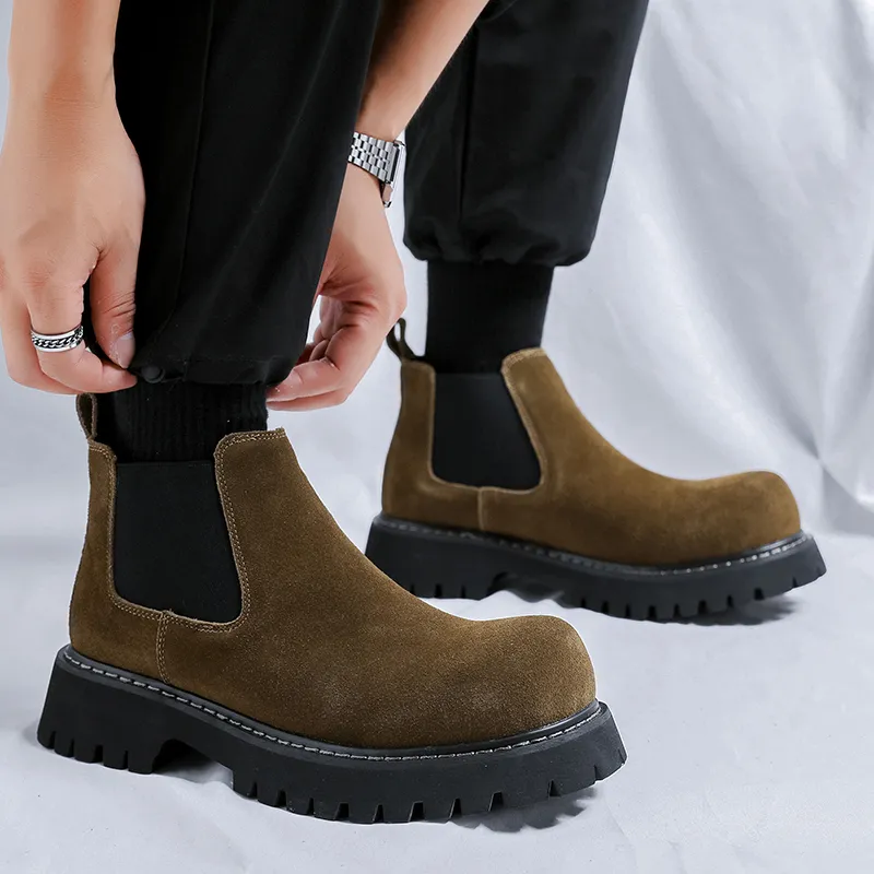 SHUPATE Short Chelsea Boots Men's-21