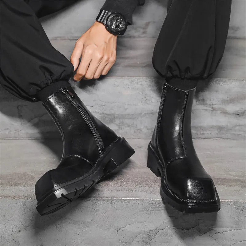SHUPATE Ankle Boots Men's Black-5