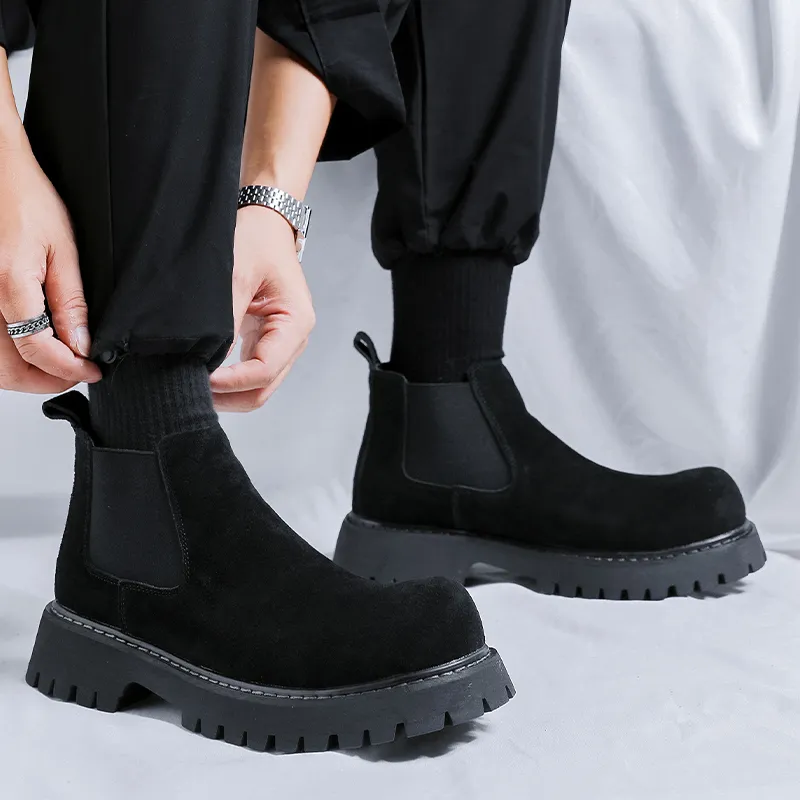 SHUPATE Short Chelsea Boots Men's-12