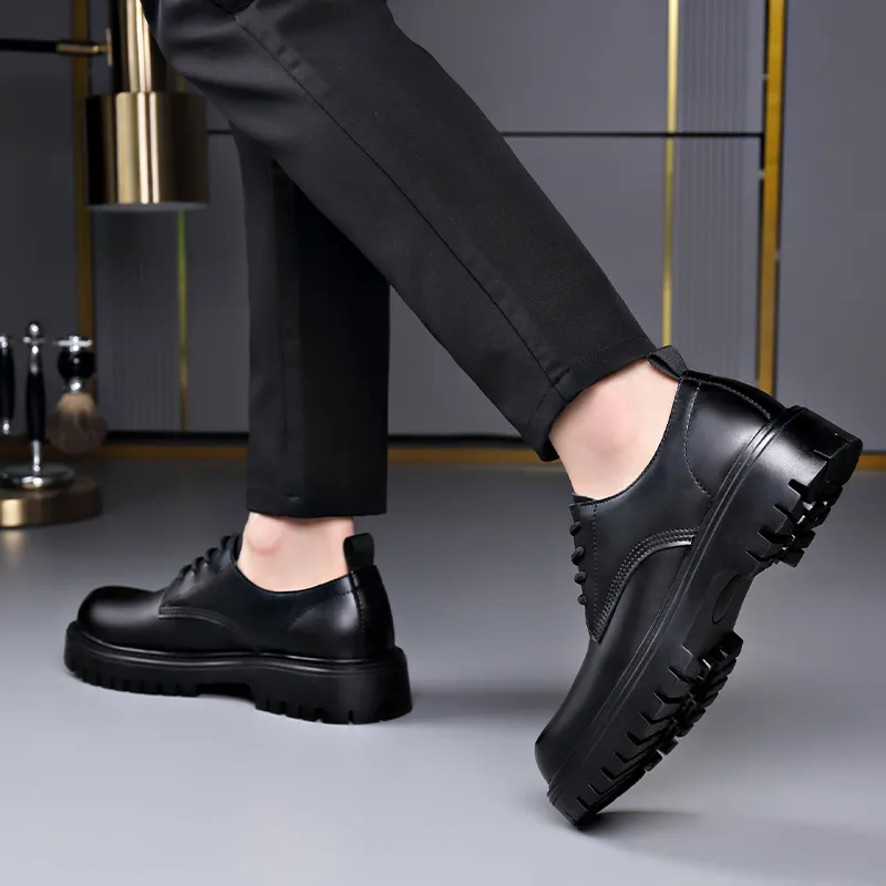 SHUPATE Dress Shoes Men's Black-6