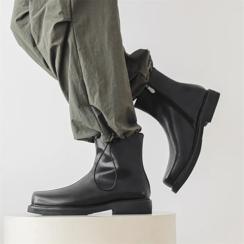 SHUPATE Ankle Boots Men's Black-5