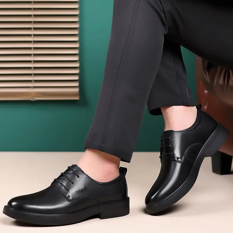 SHUPATE Dress Shoes Men's Black-4