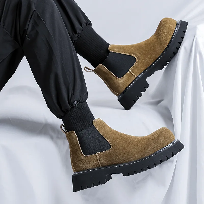 SHUPATE Short Chelsea Boots Men's-20
