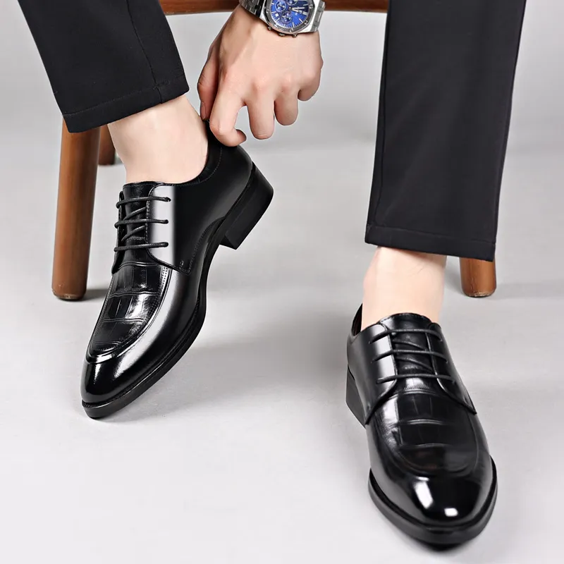 SHUPATE Dress Shoes Men's Black-4