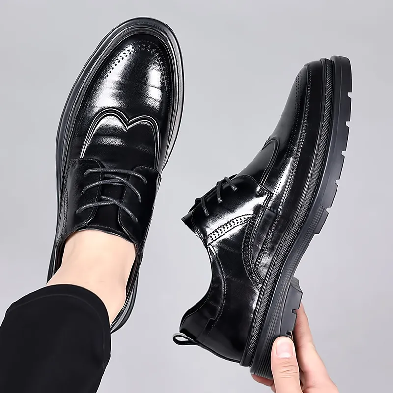 SHUPATE Dress Shoes Men's Black-4