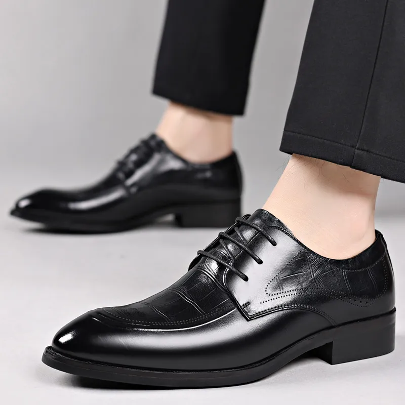 SHUPATE Dress Shoes Men's Black-6