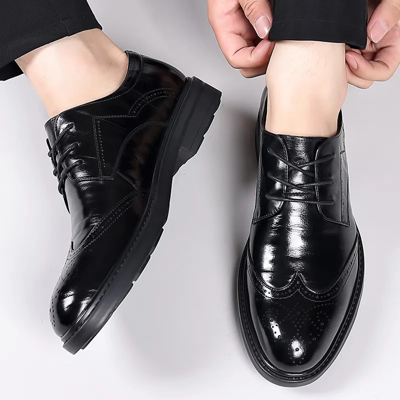 SHUPATE Dress Shoes Men's Black-4