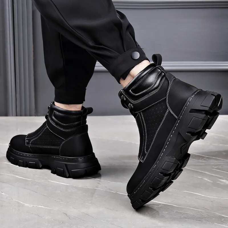 SHUPATE Ankle Boots Men's Black-4