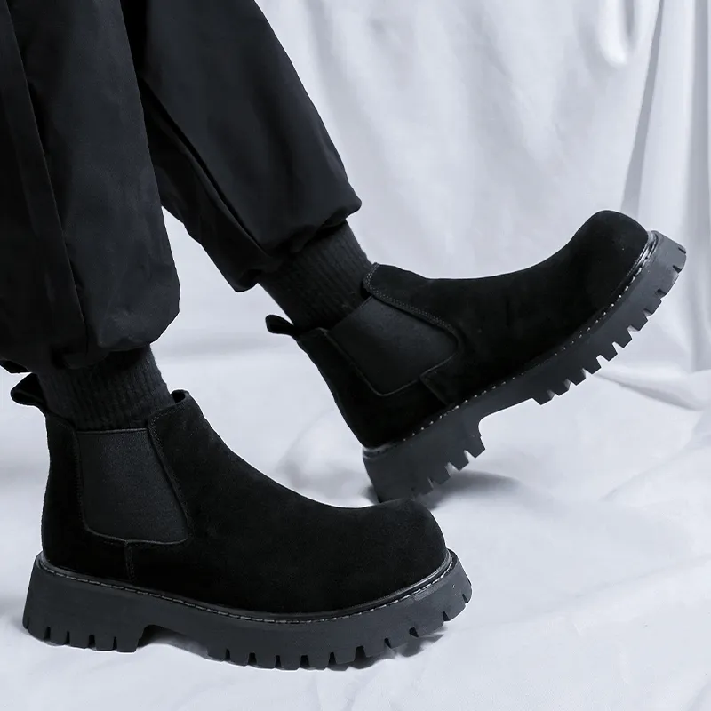 SHUPATE Short Chelsea Boots Men's-17