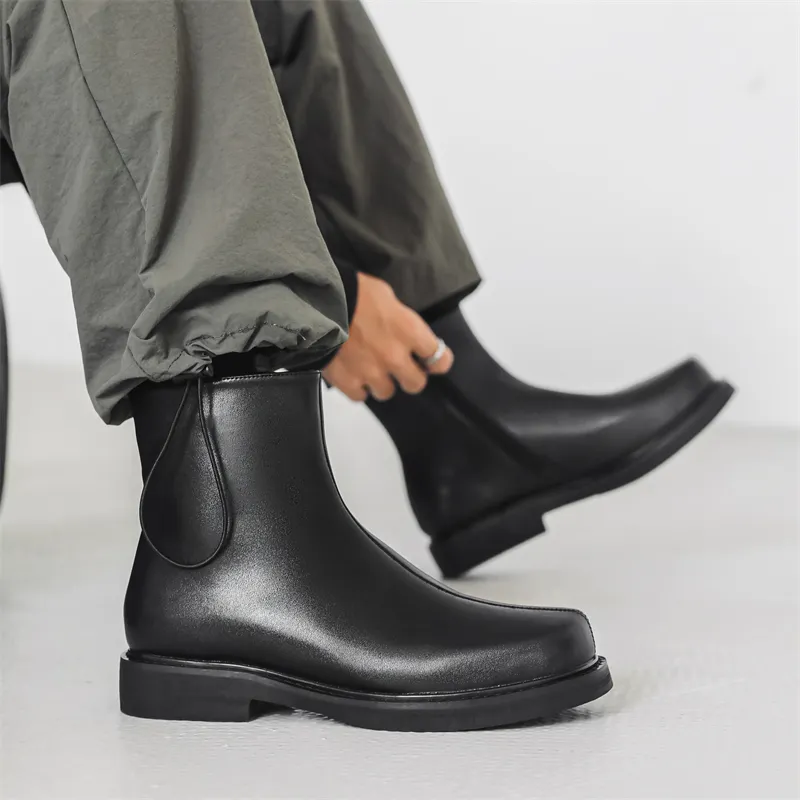 SHUPATE Ankle Boots Men's Black-7
