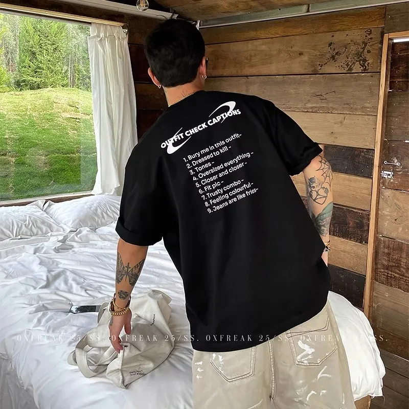 OX FREAK T Shirts Unisex Black-2