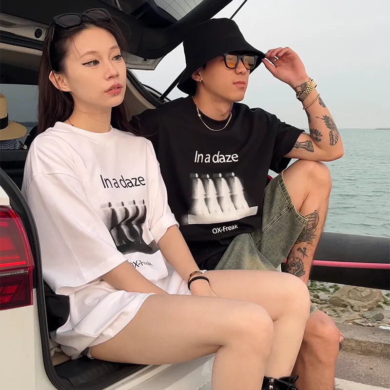 OX FREAK T Shirts Unisex White-2