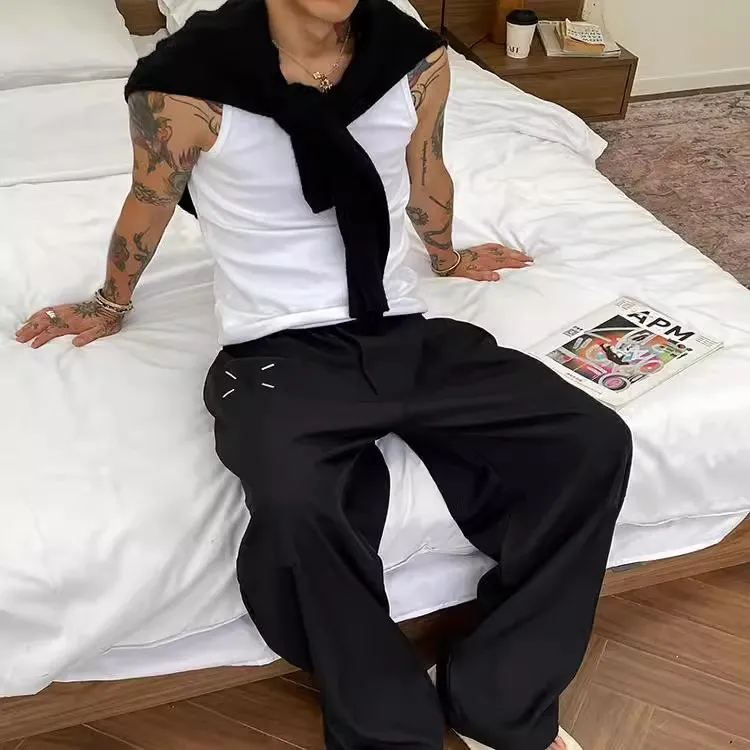 OX FREAK Casual Pants Unisex Black-4