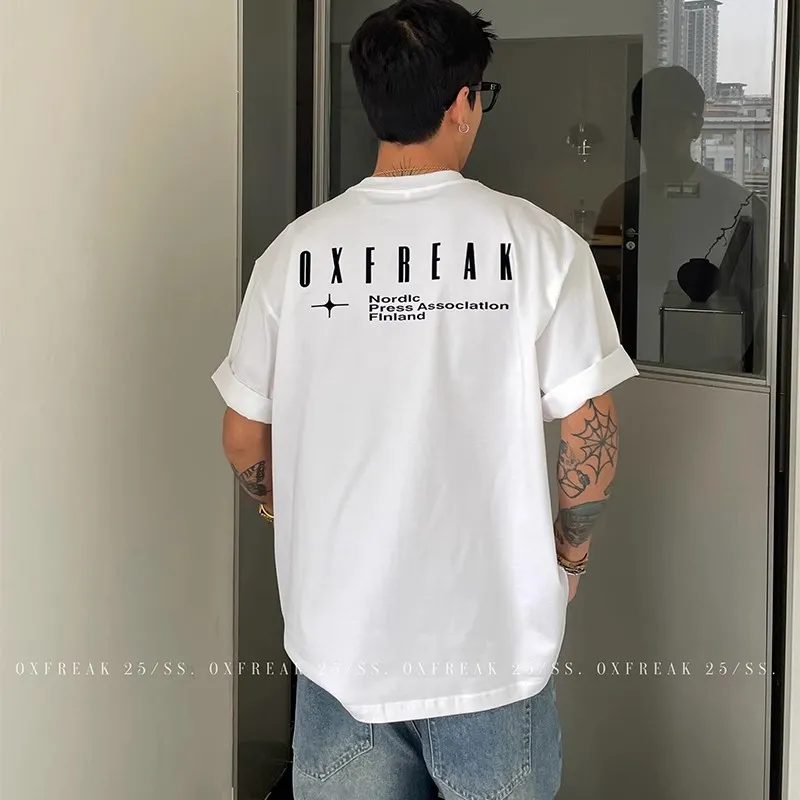 OX FREAK T Shirts Unisex White-2