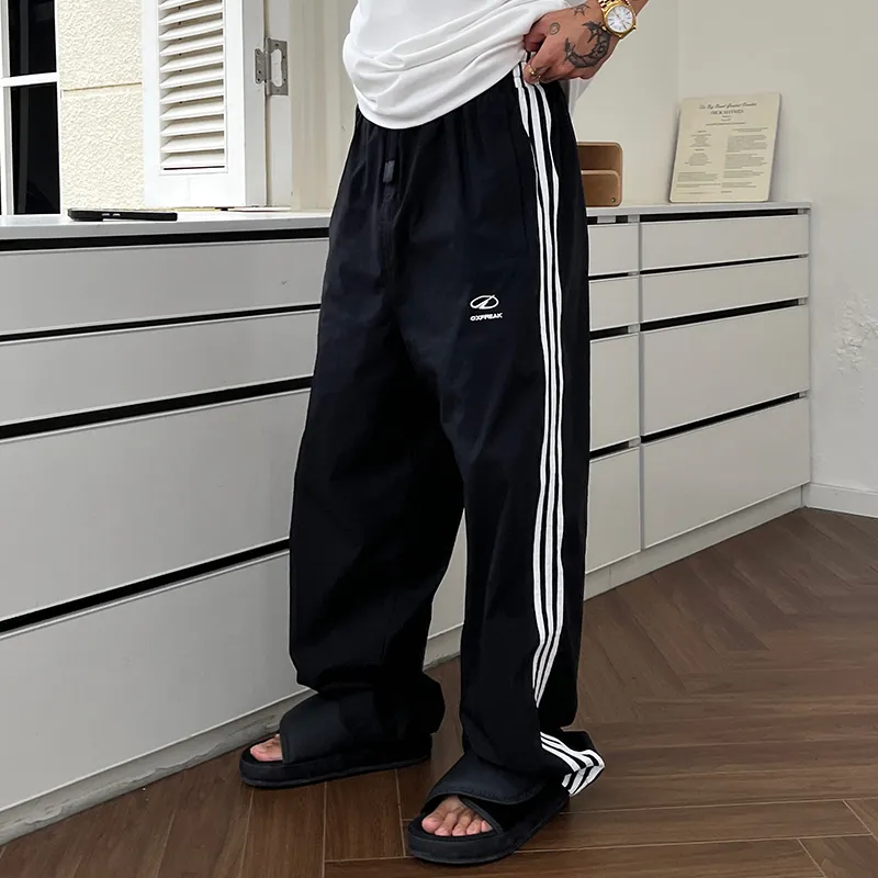 OX FREAK Casual Pants Unisex Black-3