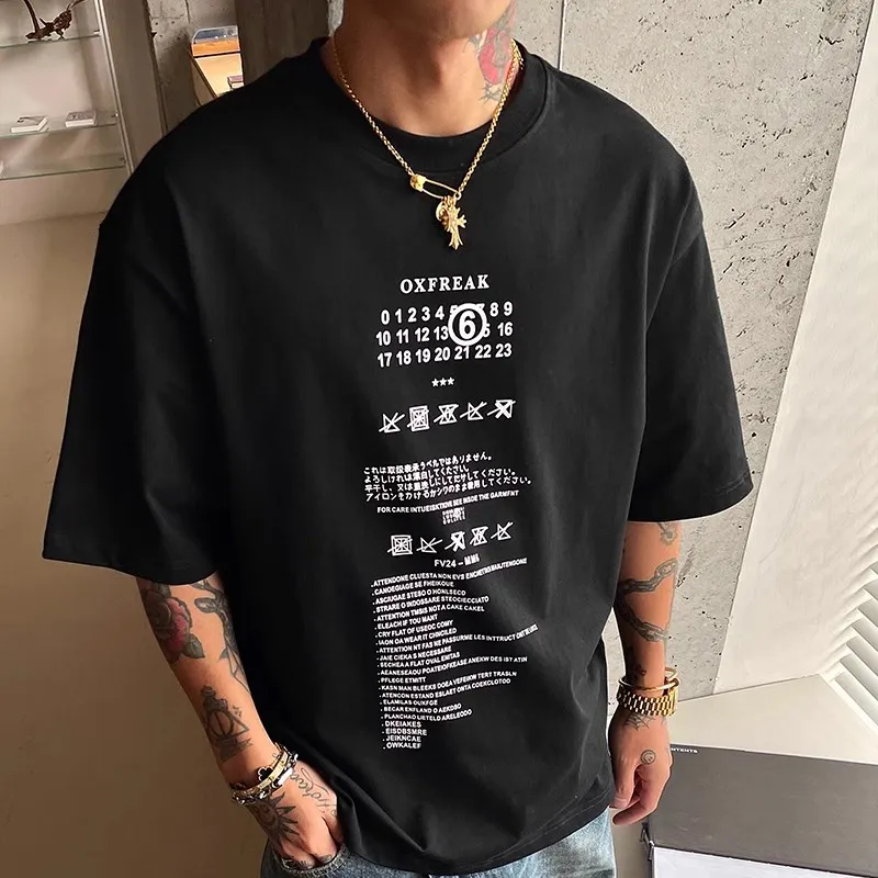 OX FREAK T Shirts Unisex Black-3