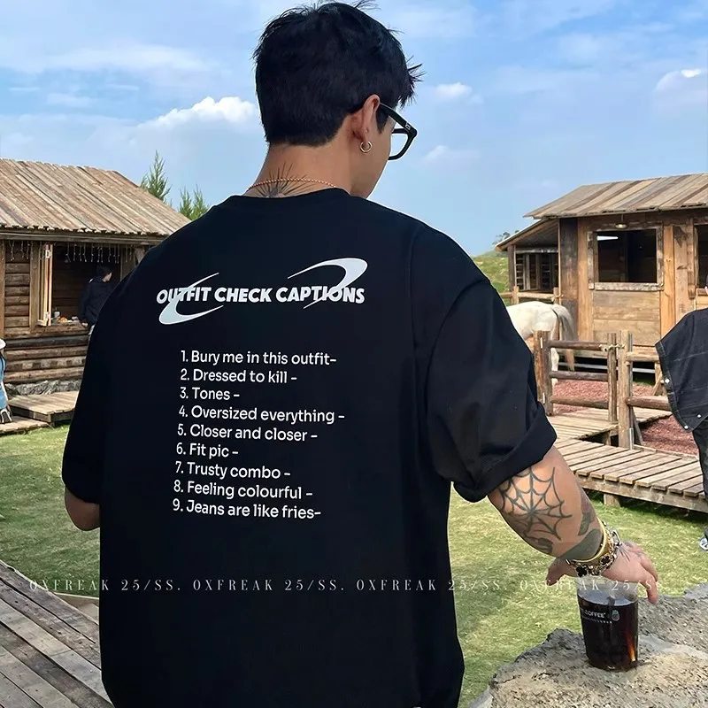 OX FREAK T Shirts Unisex Black-4