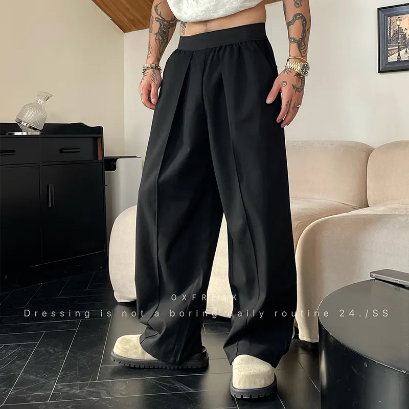 OX FREAK Casual Pants Unisex Gray-8