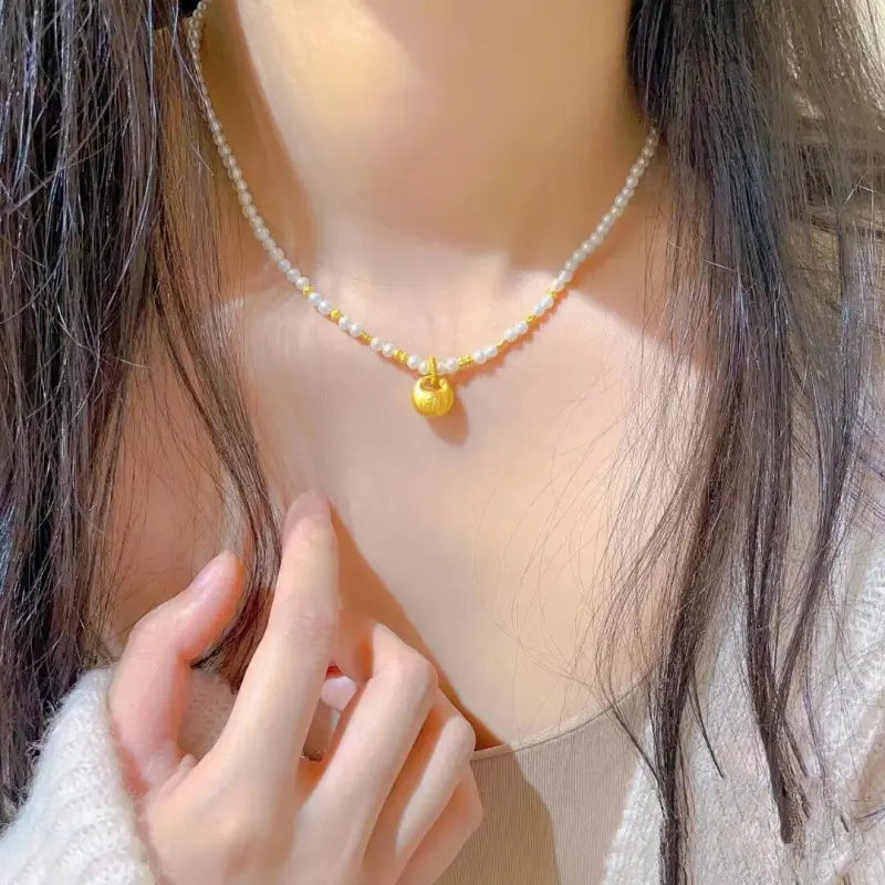 Ruinuo Pearl Necklaces Women's-1
