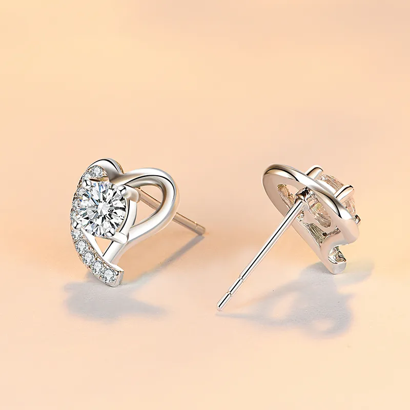 CHIEMOT S925 Silver Stud Earrings Women's-4