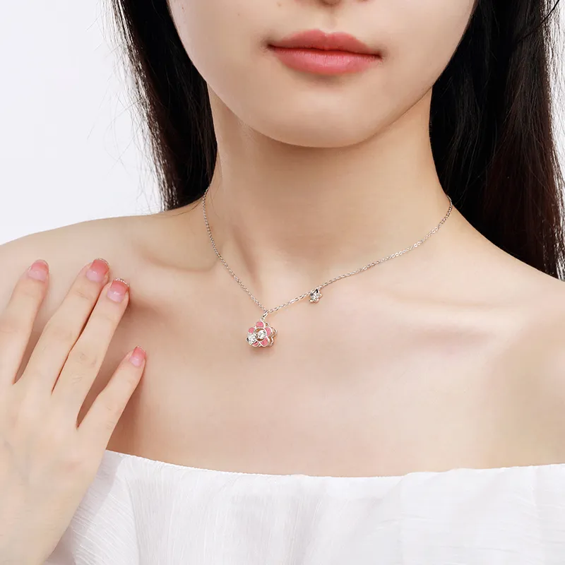 CHIEMOT S925 Silver Collarbone Chain Women's-6