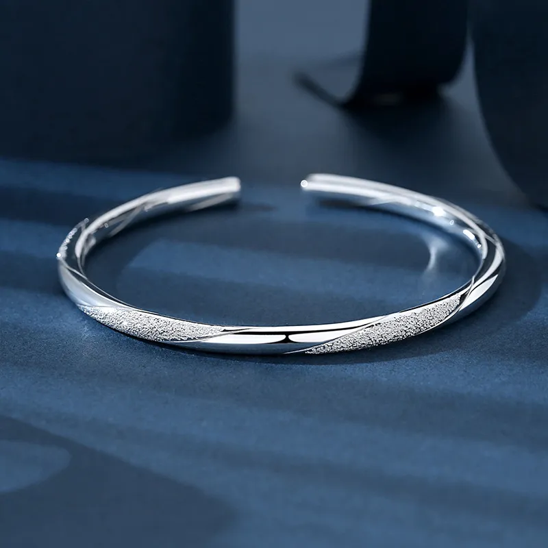 CHIEMOT S999 Fine Silver Bangles Unisex-3