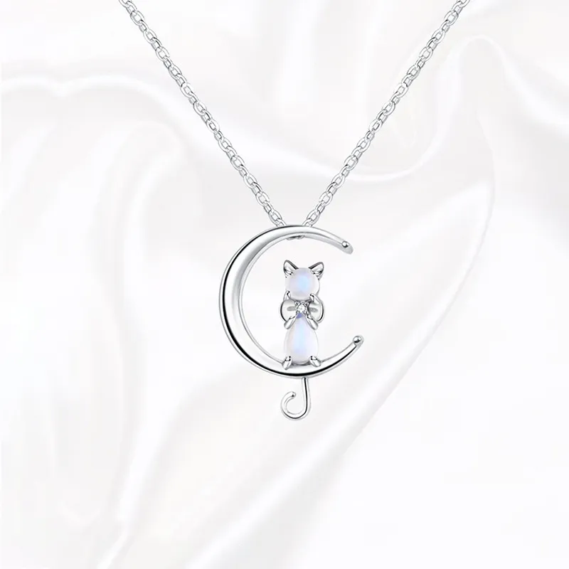 CHIEMOT S925 Silver Collarbone Chain Women's-2