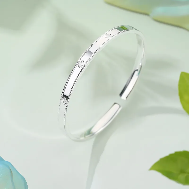 CHIEMOT S999 Fine Silver Bangles Women's-2